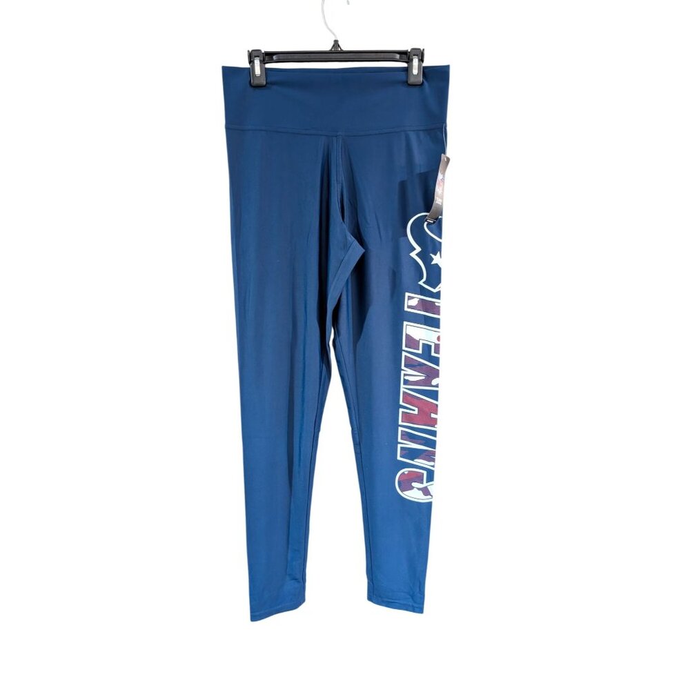 Zubaz NFL Apparel Womens XL Houston Texans Spellout‎ Leggings NWT
